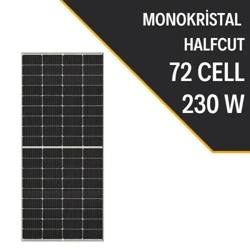 230W HALF CUT MONOKRİSTAL PANEL