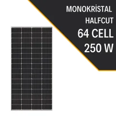 250W HALF CUT MONOKRİSTAL PANEL