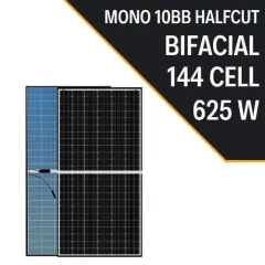 625W HALF CUT MONOKRİSTAL PANEL