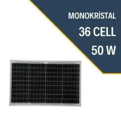 50W MONOKRİSTAL PANEL