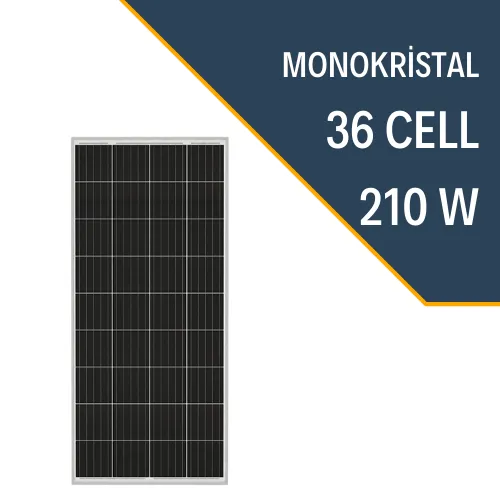 210W MONOKRİSTAL PANEL