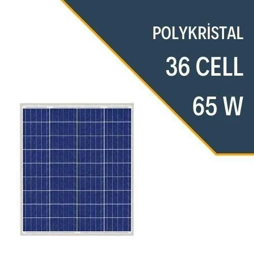 65W POLYKRİSTAL PANEL