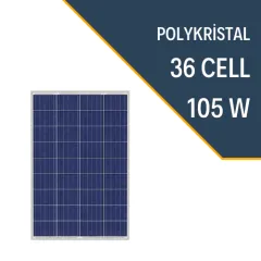 105W POLYKRİSTAL PANEL