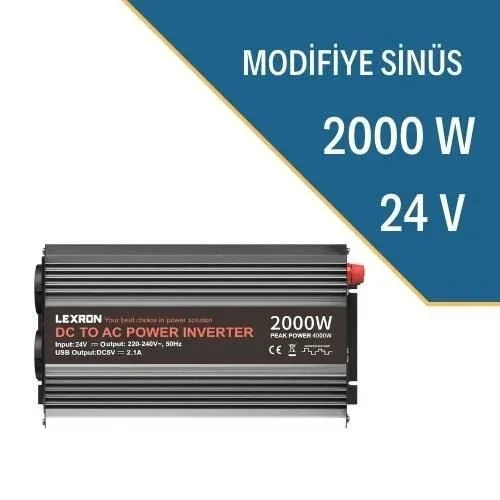 2000W-24V MODİFİYE SİNÜS İNVERTER