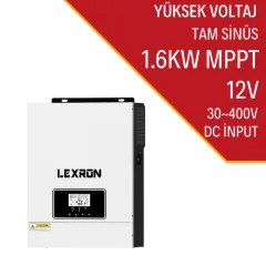 1.6KW MPPT 12V AKILLI İNVERTER YÜKSEK VOLTAJ