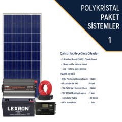 POLYKRİSTAL AYDINLATMA-TV PAKETİ (PAKET 1)