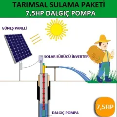 7.5HP DALGIÇ POMPA - TARIMSAL SULAMA SİSTEMİ