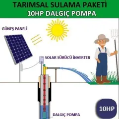 10HP DALGIÇ POMPA - TARIMSAL SULAMA SİSTEMİ