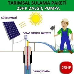 25HP DALGIÇ POMPA - TARIMSAL SULAMA SİSTEMİ