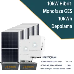 10KW MONOFAZE HİBRİT SİSTEM 1